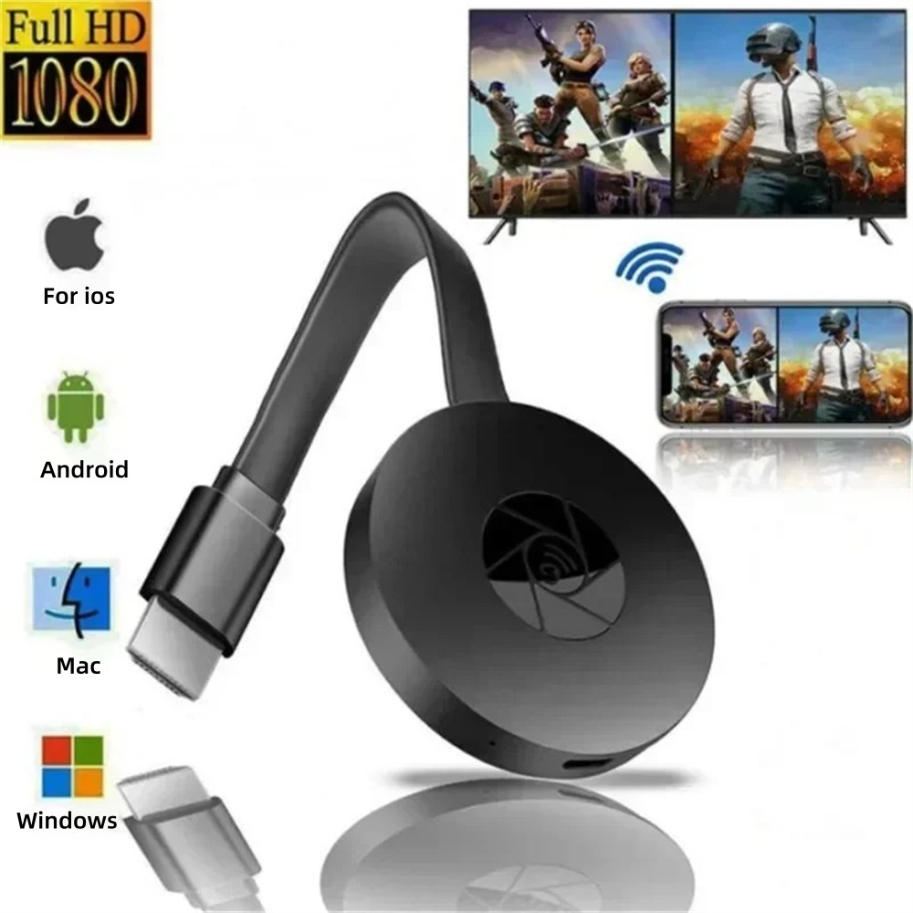 Smart Tv Stick - Dongle HDMI Sem Fio 1080P, Stick