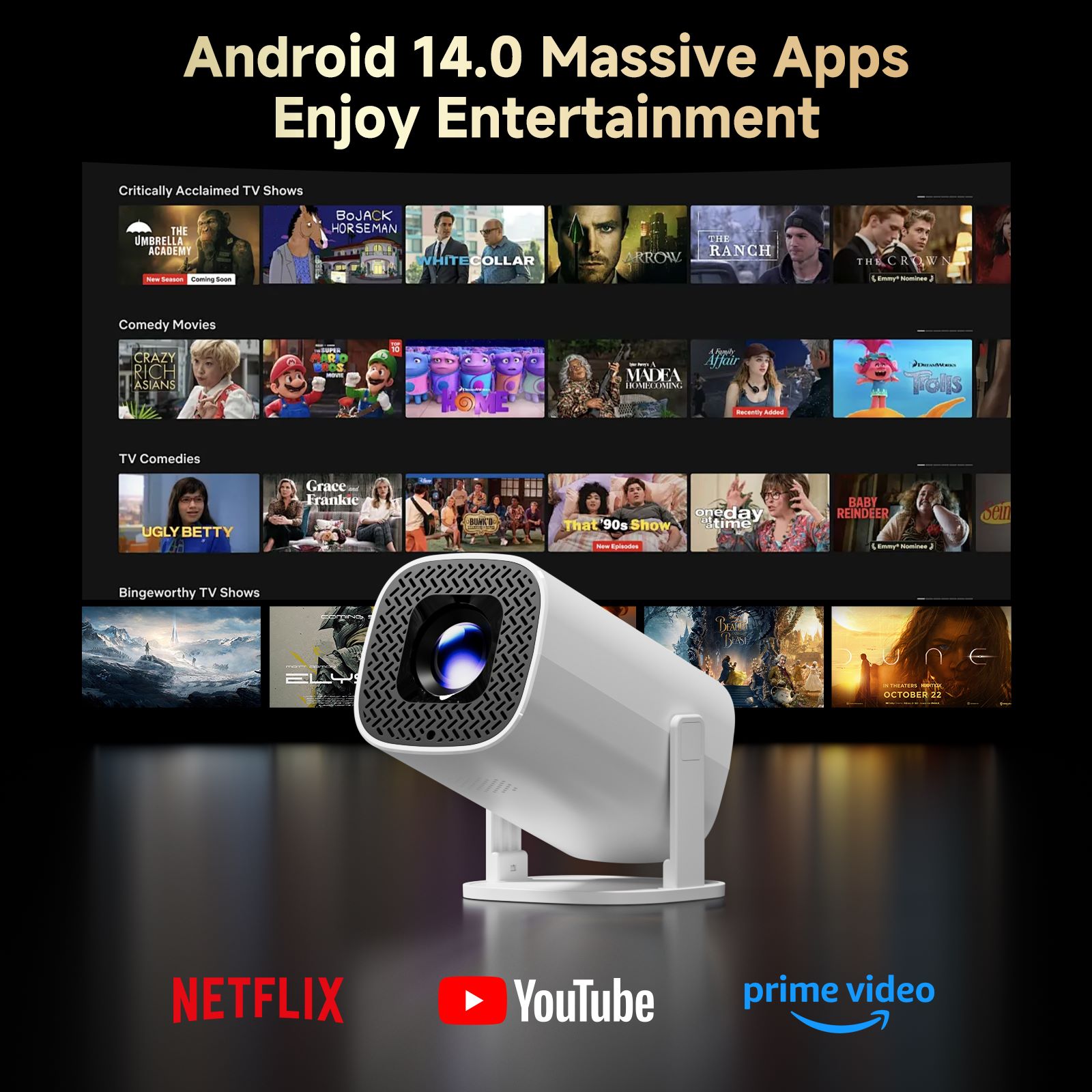 HONGTOP P30PRO Mini Projetor I - Home Cinema Entertainment avaliação e preço