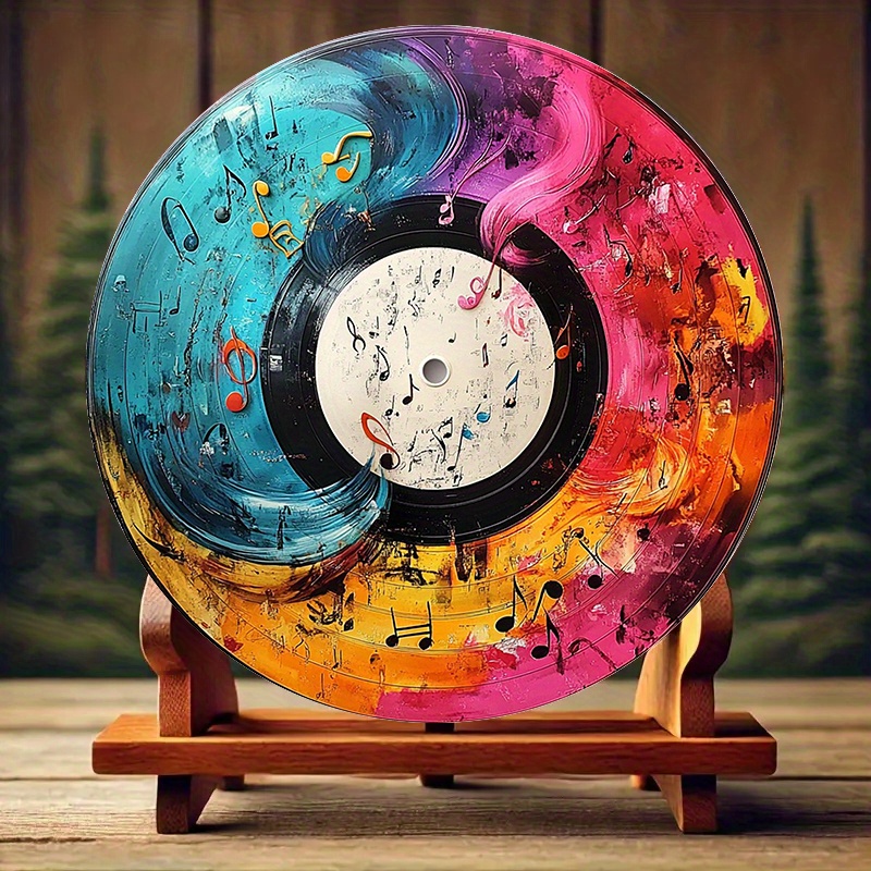 Arte de registro de vinil vibr - Home Cinema Decor avaliação e preço