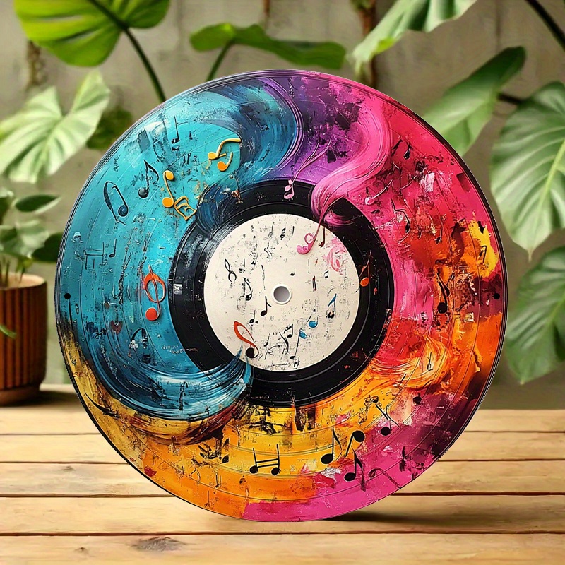 Arte de registro de vinil vibr - Home Cinema Decor avaliação e preço