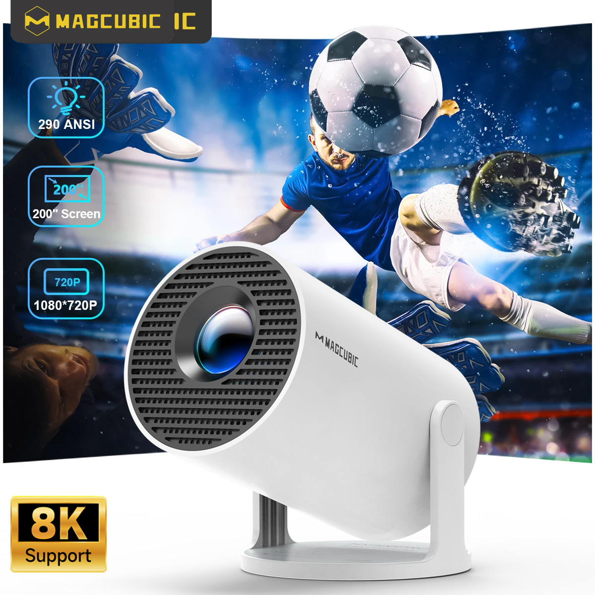 Projetor Magcubic 8K Android 1 - Home Cinema Entertainment avaliação e preço