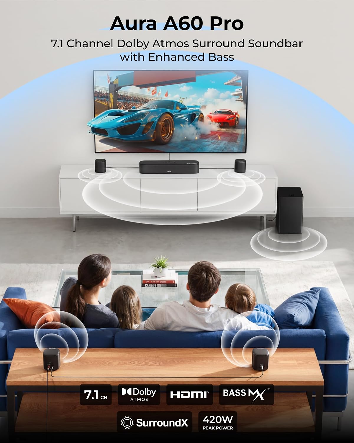 Sistema de Som Surround Dolby  - Home Cinema Dolby Atmos 7.1 avaliação e preço